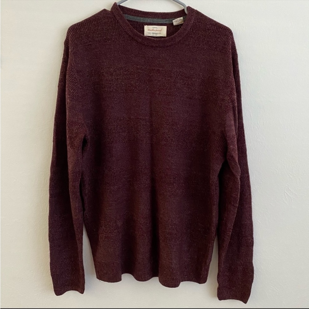 Weatherproof Men’s Maroon Sweater Size Large